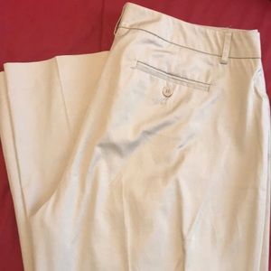 Size 14 tall New York and Co khaki trouser pants